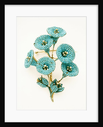 Brooch in the shape of a bunch of convulvulus by Unknown