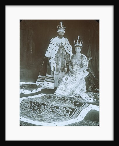 Coronation Portrait of King George V and Queen Mary by Unknown