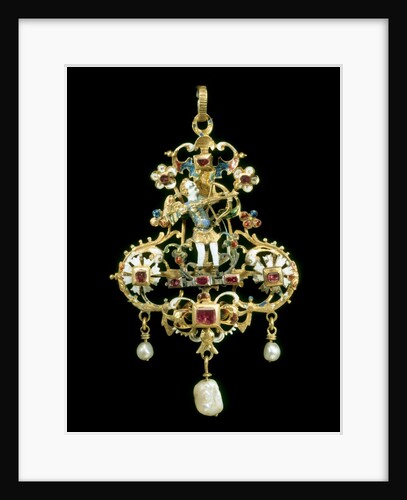 Pendant with Cupid drawing an arrow by Unknown
