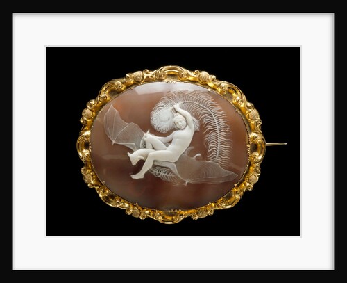 Brooch cameo depicting Ariel by Unknown
