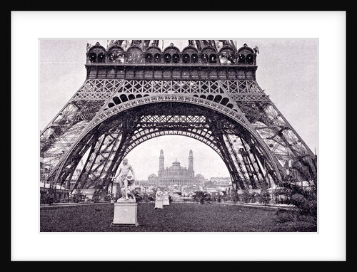 The Trocadero seen from under The Eiffel Tower by Anonymous