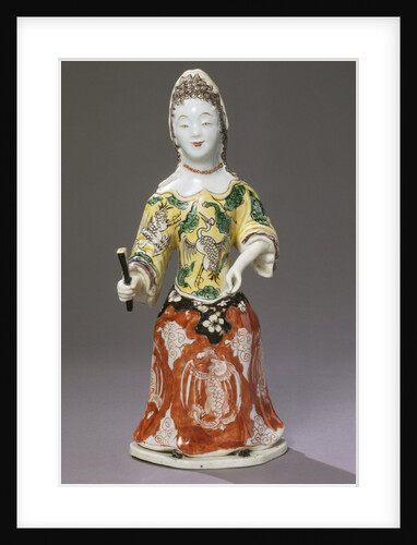 Figure of a woman in European Court dress by Unknown