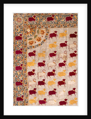 Hanging for a Shrine or Pichhwai. Gujarat, India, late 19th century by Unknown