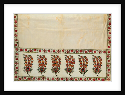 Bed hanging, detail by Anonymous