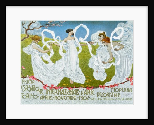 Art Nouveau Poster by Leonardo Bistolfi
