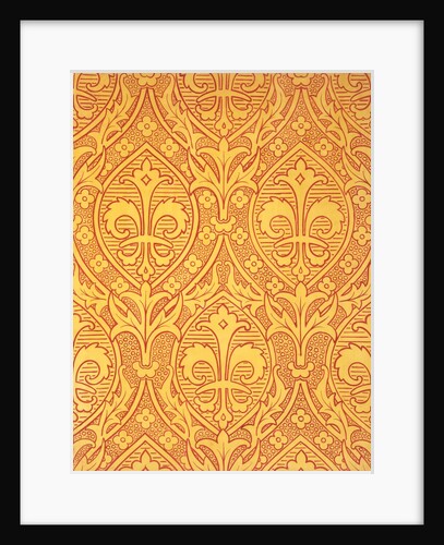 Wallpaper for the Houses of Parliament by A. W. N. Pugin