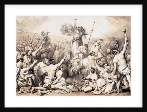 Boadicea Haranguing the Iceni by Anonymous