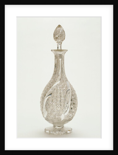 Decanter and stopper by Unknown