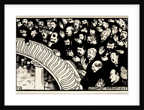 Le Couplet Patriotique by Félix Vaillotton