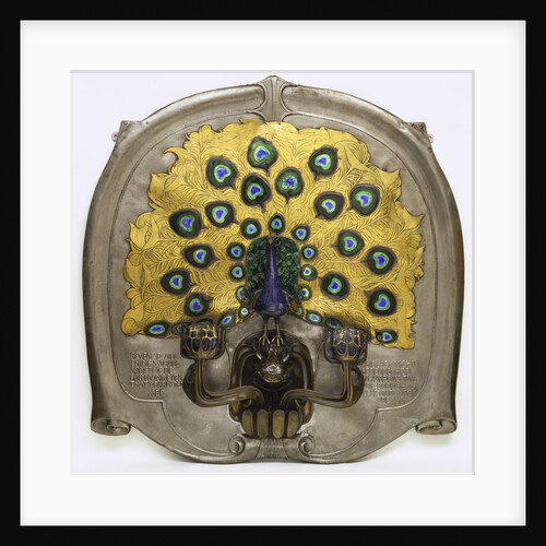 Peacock Sconce by Alexander Fisher