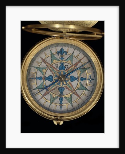 Compass, detail by Elias Allen