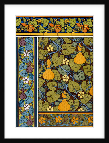 Gourd in ornament by Eugène Samuel Grasset