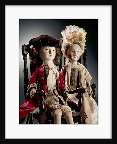 Lord and Lady Clapham Dolls. England, 17th-18th century by Unknown
