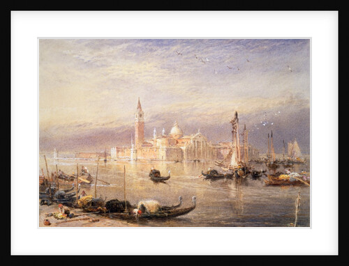 San Giorgio Maggiore, Venice by Myles Birket Foster