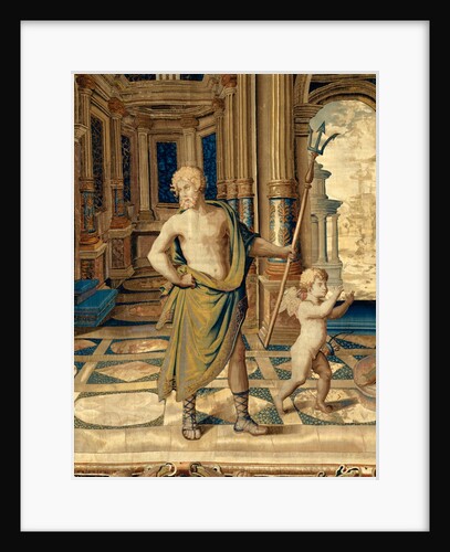 Neptune and Cupid Plead for the Lovers, detail by Mortlake Tapestry Factory