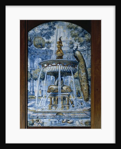Fountain with Peacock, The Poynter Room at the V&A Museum by Edward Poynter