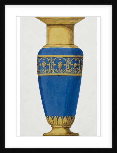 Design for a Vase. Europe, 19th century by Unknown