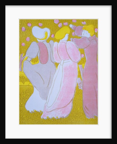 Three Women in an Orchard by George Rodenbach