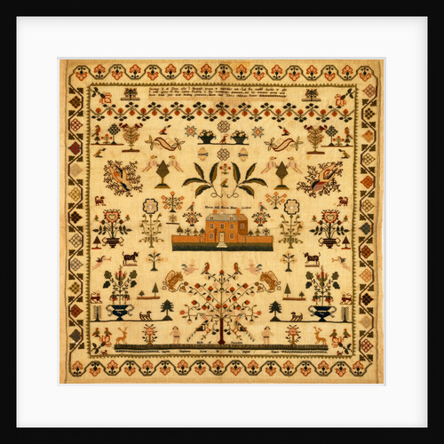 Sampler. England, 19th century by Sophia Stephens