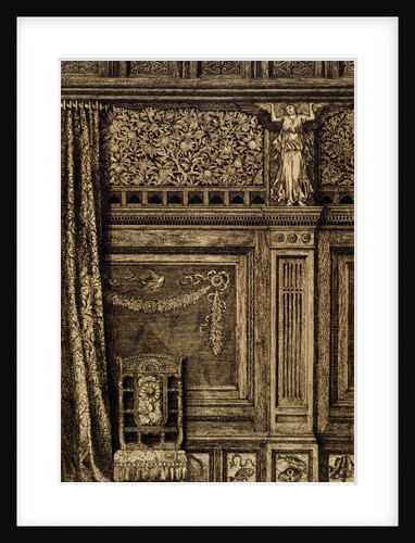 Panelled room with chair by Anonymous