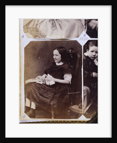 Girl seated, from Waterlow Family Album by Unknown