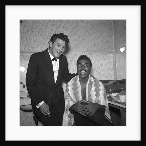 Little Richard with Gene Vincent by Harry Hammond
