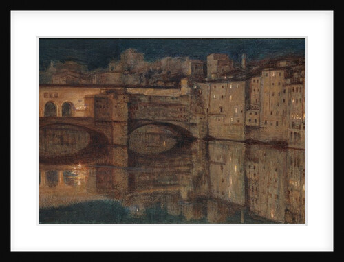 Ponte Vecchio, Florence by William Holman Hunt