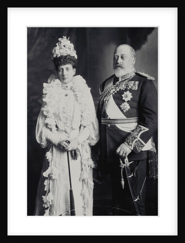 King Edward and Queen Alexandra during the royal couple's visit to Ireland by Lafayette Portrait Studios