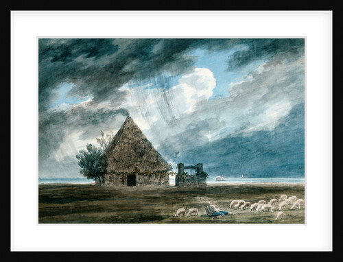 Shepherd's Hut between Naples and Portici by John Robert Cozens
