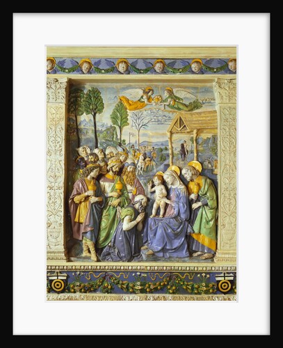 The Adoration of The Magi by Andrea Della Robbia