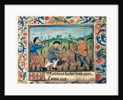 March, from The Playfair Book of Hours. France, late 15th century by Anonymous