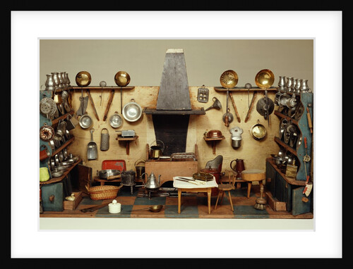 Kitchen from the Nuremberg Doll's House. Germany, 18th century by Unknown