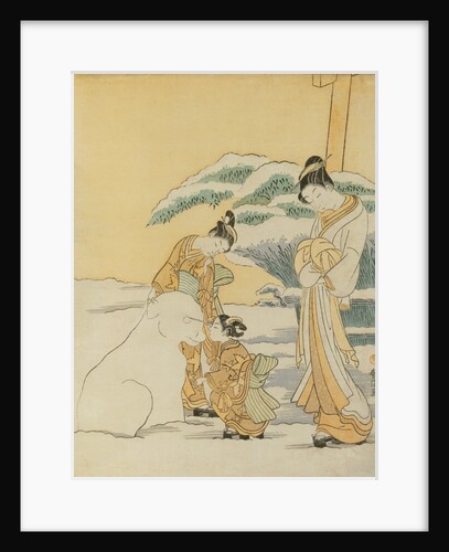 Snowdog by Suzuki Harunobu