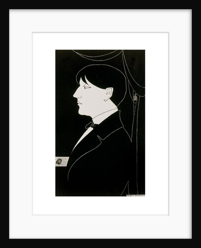 Aubrey Beardsley in profile by Aubrey Vincent Beardsley