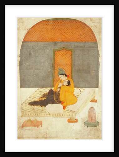Lovers on a bed by Unknown