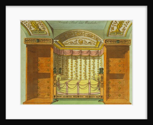 French bed and wardrobe by George Smith