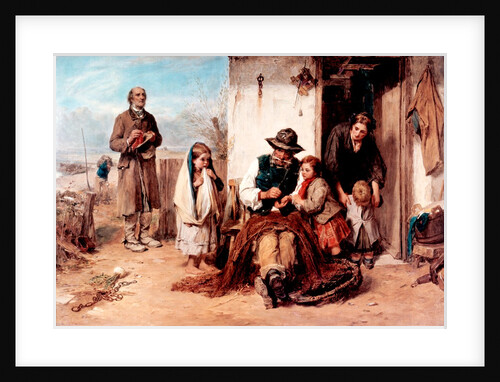 The Poor, The Poor Man's Friend by Thomas Faed