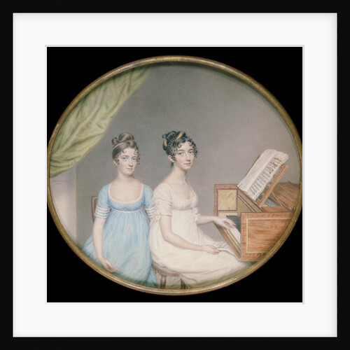 Miss Harriet & Miss Elizabeth Binney by John Smart. England, 1806. by John Smart