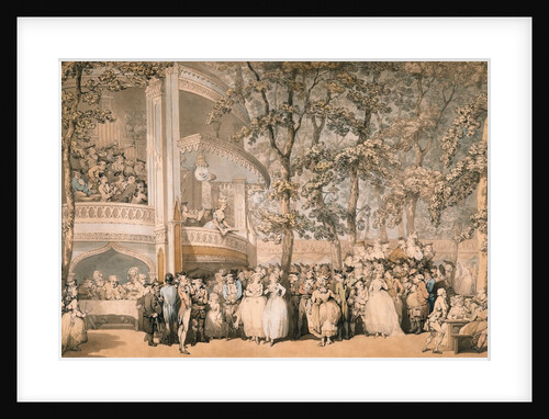 Vauxhall Gardens by Thomas Rowlandson
