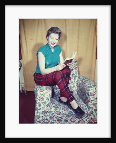 Patti Lewis in her dressing room by Harry Hammond