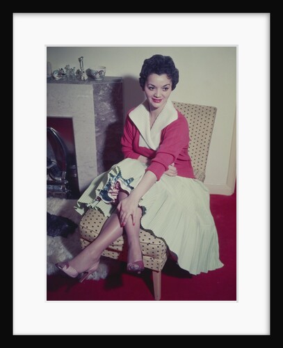 Lita Roza in her dressing room by Harry Hammond