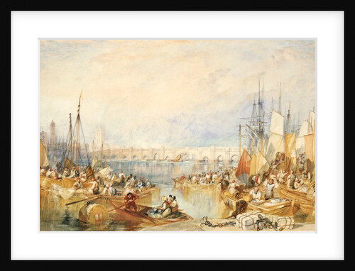 The port of London by Joseph Mallord William Turner