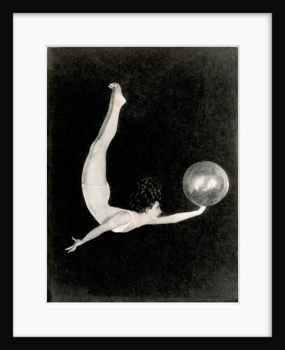 Georgia Graves dancing with ball by Anonymous