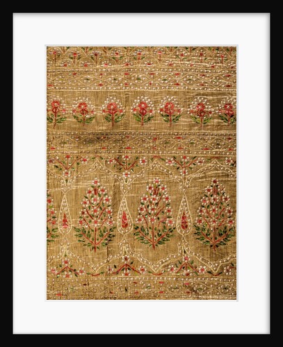 Embroidered shawl or dopatta by Anonymous