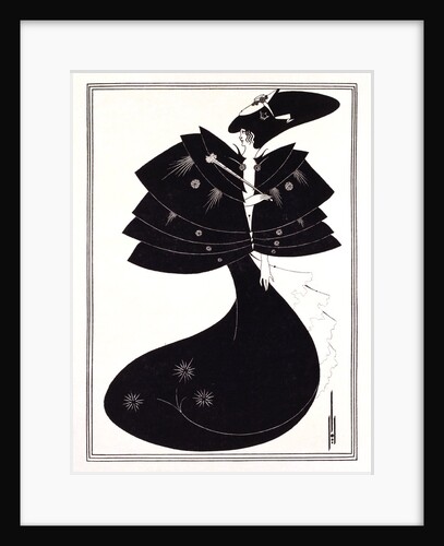 The Black Cape by Aubrey Vincent Beardsley