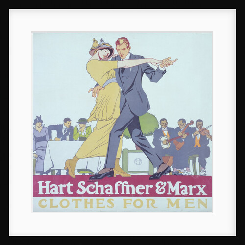Hart Schaffner & Marx clothes for men by Edward Penfield