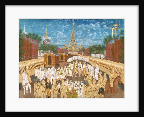 The Departure of King Thibaur from Mandalay by Unknown