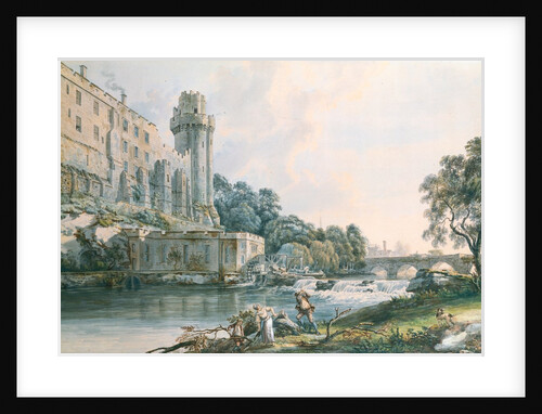 Caesar's Tower and part of Warwick Castle by Paul Sandby