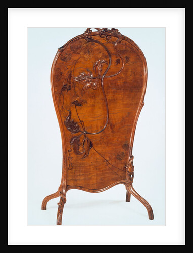Fire screen by Emile Charles Martin Gallé