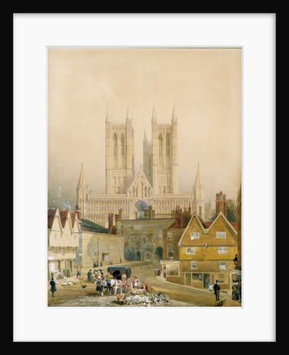 Lincoln Cathedral by Peter De Wint